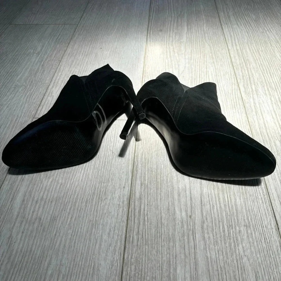 Kendall & Kylie Madison Stiletto Boots Booties Suede pointed Black 7 - Picture 5 of 12